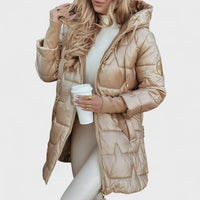 Noelia | Abrigo de invierno elegante con capucha