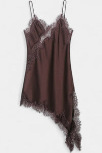 Matilde | Vestido corto de tirantes con encaje