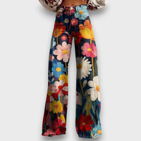 Tania | Pantalón ancho con estampado floral