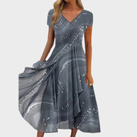 Lucía | Vestido midi elegante con escote en V