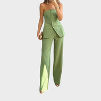 Milagros | Conjunto de top y pantalón para mujer