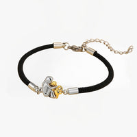 Elisa | Pulsera de cordón con icono de perro
