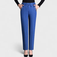 Maira | Vaqueros de mujer con bolsillos laterales y cintura elástica