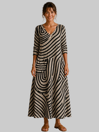 Graciela | Vestido estampado elegante